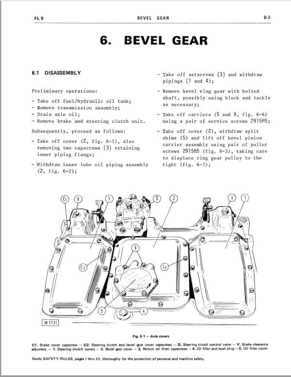 FIAT Fiatallis FL9 Manuale officina Istruzioni per riparazione Workshop service manual