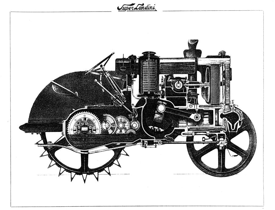 SUPER LANDINI 50 Catalogo ricambi libretto Manuale parti esplosi trattore ITALIANO