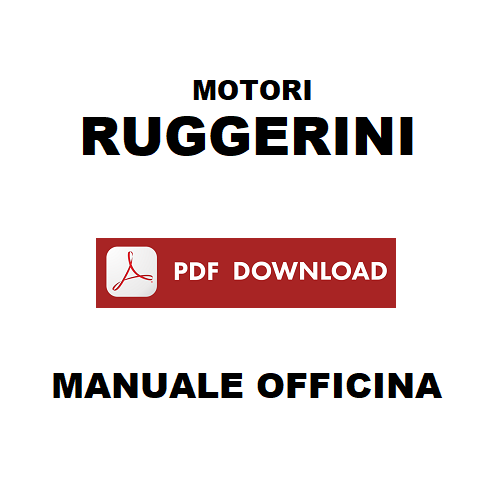 Ruggerini motori diesel RD 180 220 210 220 240 270 Manuale officina istruzioni riparazione assistenza RD180 RD110 RD210 RD220 RD240 RD270 ITALIANO