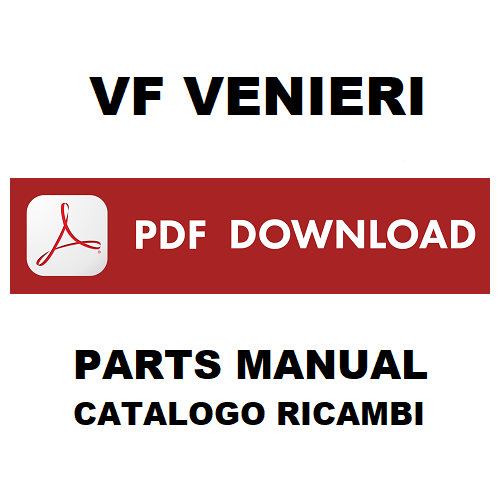 VENIERI VF7.23B Terna articolata Catalogo ricambi Manuale parti esplosi SPARE PARTS