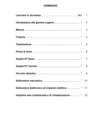 LANDINI LEGEND 105 115 130 145 165 Manuale officina Istruzioni riparazioni ITALIANO