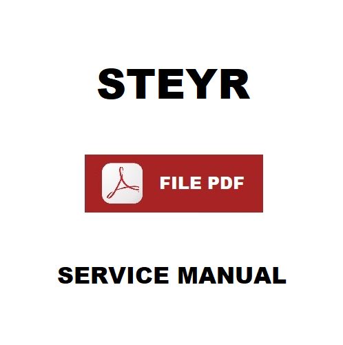 STEYR 120 130 150 170 CVT CVX tractor Manuale officina riparazione Workshop Service repair