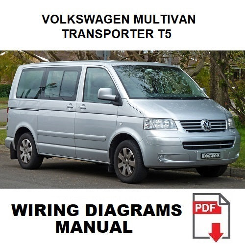Volkswagen Transporter T5 (2003-2015) Wiring diagrams manual Schemi elettrici ENGLISH