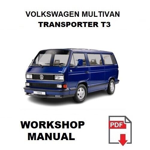 Volkswagen Transporter T3 Camper 1980-1991 Workshop service Manuale officina