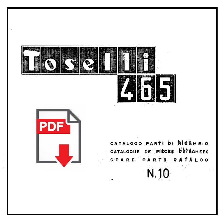 AGRIFULL TOSELLI 465 - 465L Catalogo ricambi manuale parti esplosi trattore