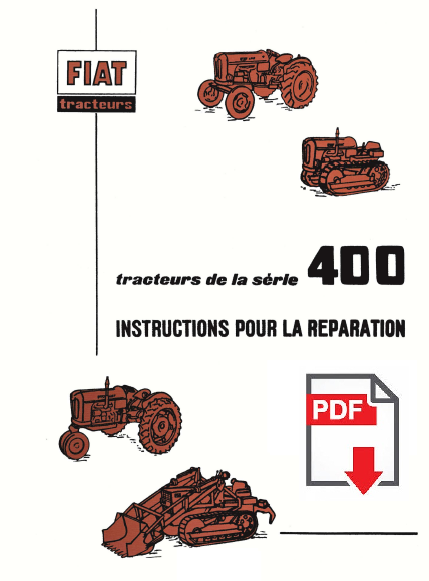 FIAT 411R 411C 415C 421R 451C FL4 Manuale Officina Workshop service repair book