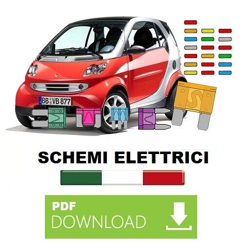 SMART FORTWO 450 W450 Manuale officina Schemi elettrici Wiring diagrams workshop
