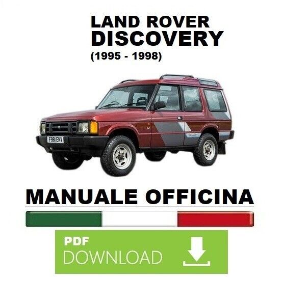 Land Rover Discovery 1 (1995-1998) V8 TDI MPI Manuale officina riparazione ITA