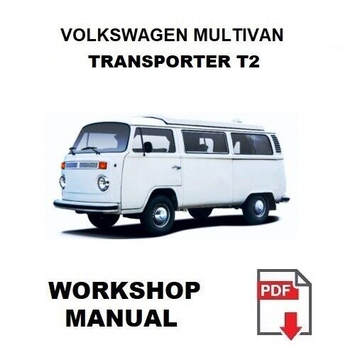 Volkswagen Transporter T2 1968-1979 Workshop service Manuale officina