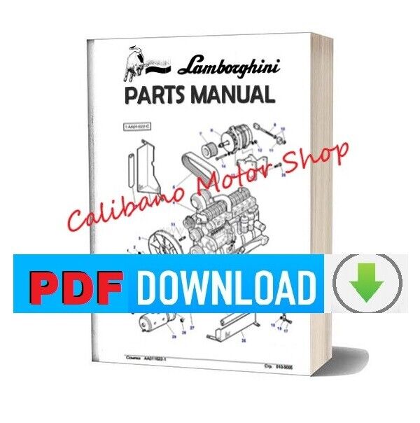 Lamborghini CF.78ST after 2001 Catalogo ricambi Manuale esplosi SPARE PARTS BOOK