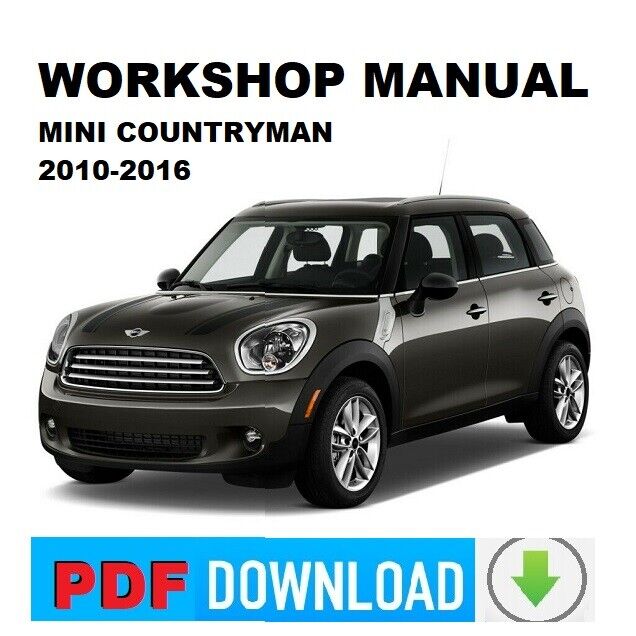 MINI COUNTRYMAN R60 COOPER SD ALL4 Workshop service repair Manuale officina ENG