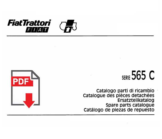 Catalogo ricambi trattore FIAT 565C Manuale parti esplosi SPARE PARTS BOOK