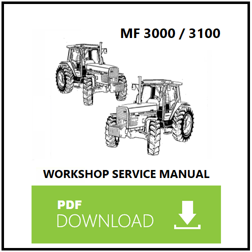 MASSEY FERGUSON MF 3000 Workshop Manual Service 3050 3060 3065 3070 3080 3095