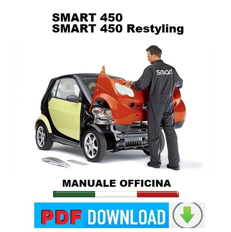 SMART FORTWO 450 W450 Manuale officina coppie di serraggio, capote, smontaggi