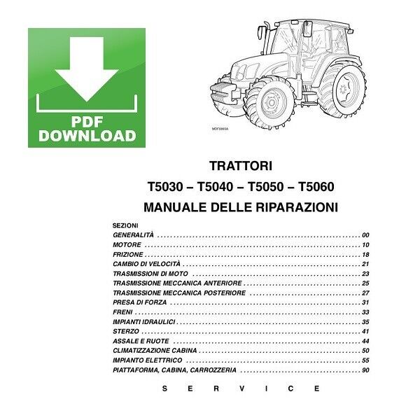 New Holland T5060 Manuale uso manutenzione trattore Libretto istruzioni ITALIANO