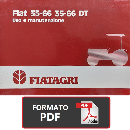 FIAT 35-66 DT Fiatagri Manuale uso manutenzione Libretto istruzioni trattore ITALIANO