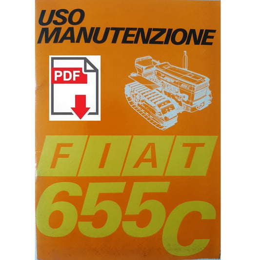 Trattore cingolato FIAT 655C Manuale uso manutenzione Libretto istruzioni ITALIANO