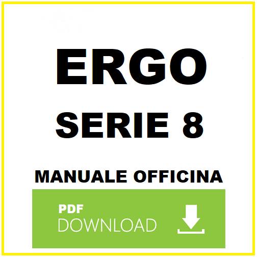 Trattore PASQUALI ERGO serie 8 Manuale officina riparazione assistenza ITALIANO