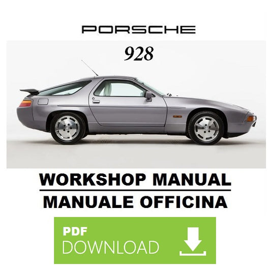 PORSCHE 928 (1977-1995) Manuale officina istruzioni riparazione assistenza Workshop Service