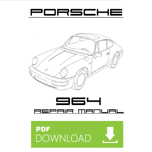 PORSCHE 911 Carrera 964 (1989-1994) Manuale officina istruzioni riparazione assistenza Workshop Service