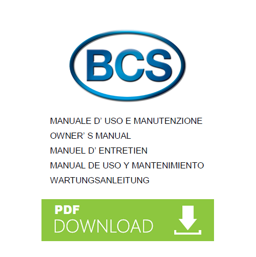 BCS Rotex 4 5 6 SILVER Manuale uso manutenzione Libretto istruzioni Multilingue