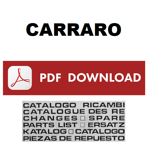 CARRARO 520.5 (ITMA 3.45) Catalogo ricambi Manuale parti esplosi trattore