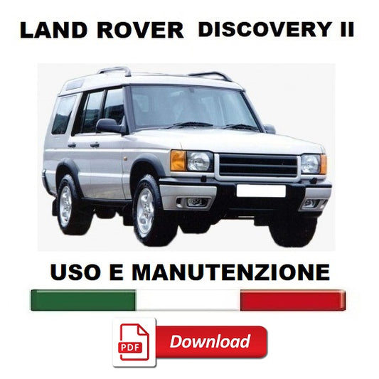 LAND ROVER DISCOVERY 2 (L318) Manuale uso manutenzione Libretto istruzioni (1999-2002)