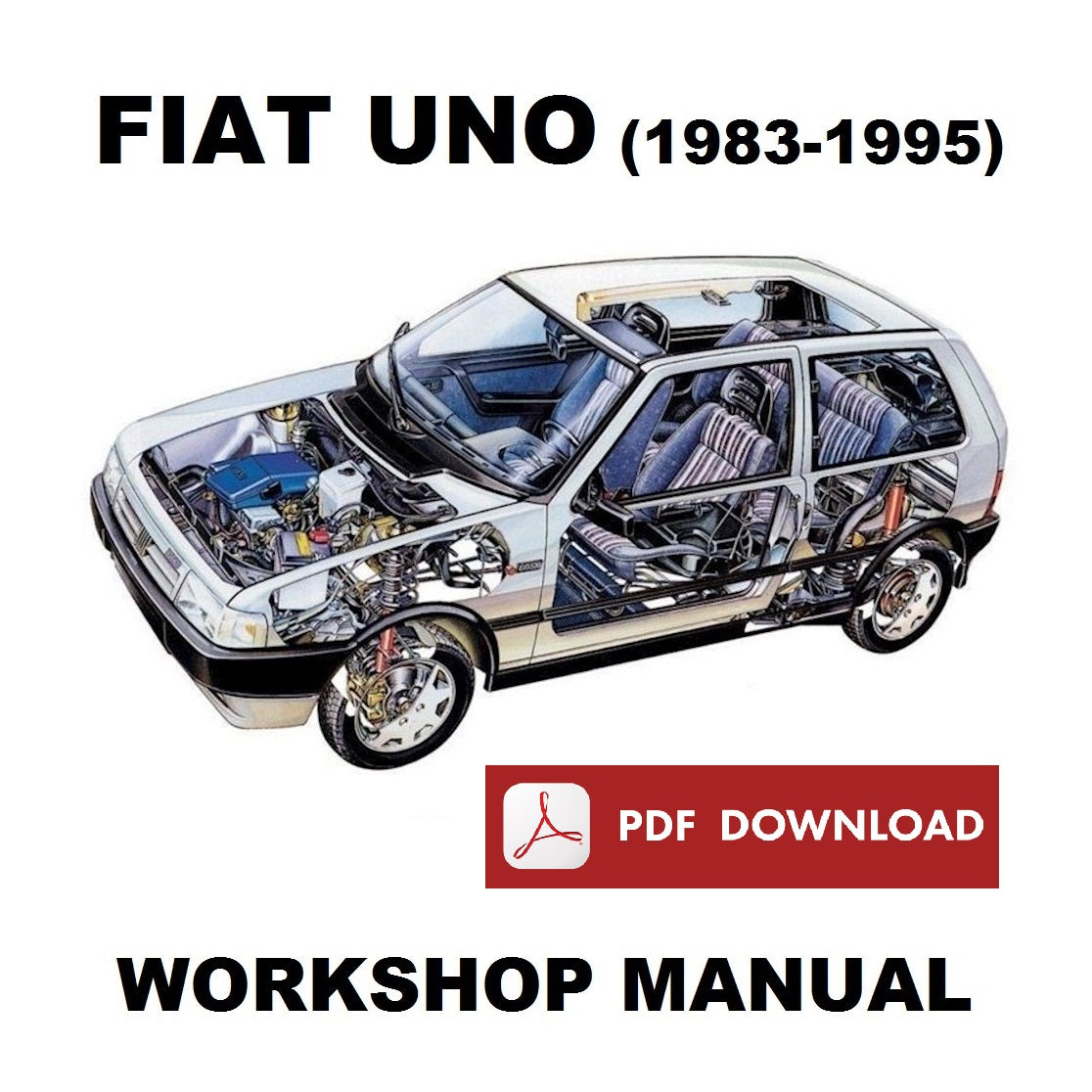 Fiat Uno (1983-1995) Workshop service manual repair instructions