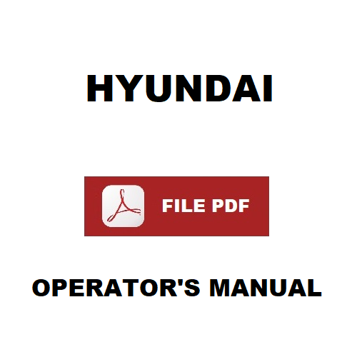 HYUNDAI R80CR-9 Escavatore compatto Manuale uso manutenzione Libretto istruzioni Operator's owner manual use maintenance