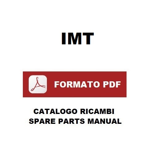 IMT 539 con motore M 33/T Catalogo ricambi Manuale parti esplosi trattore SPARE PARTS