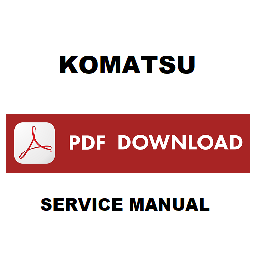KOMATSU PC45R-8 (F21251..) Excavator Manuale officina Workshop Service manual