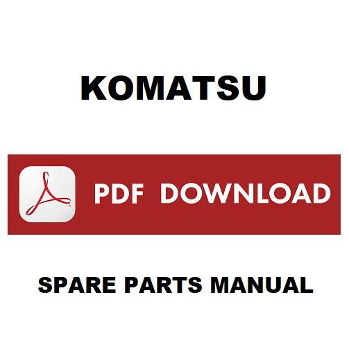 KOMATSU WB140-2N Catalogo ricambi Manuale parti esplosi trattore terna SPARE PARTS