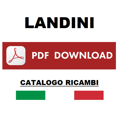 LANDINI Blizzard 85 Catalogo ricambi Manuale parti esplosi trattore