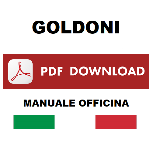 GOLDONI serie JOLLY Junior - Super - Professional Manuale officina istruzioni riparazione Assistenza trattore