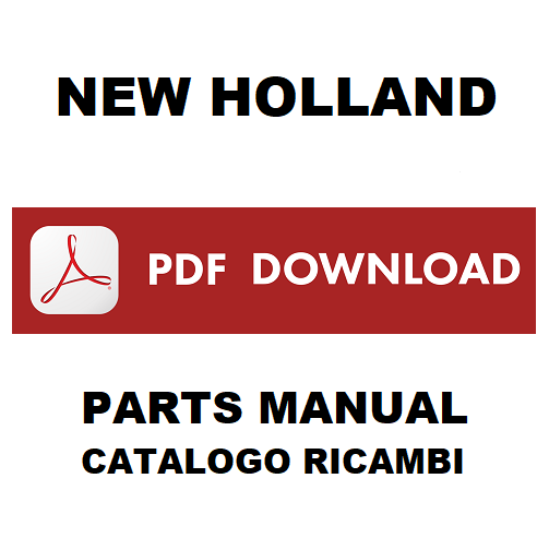 New Holland T7030 T7040 T7050 T7060 Catalogo ricambi Manuale parti trattore