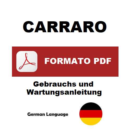 CARRARO SP 4400 - SP 5008 serie 32 Gebrauchs und Wartungsanleitung Manuale uso manutenzione Libretto istruzioni trattore TEDESCO