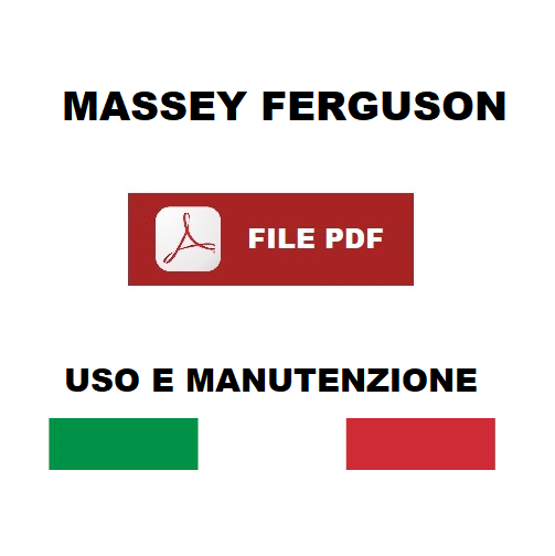 Massey Ferguson serie MF 3000 (3050 3060 3070 3080 3090) Manuale uso manutenzione Libretto istruzioni trattore ITALIANO