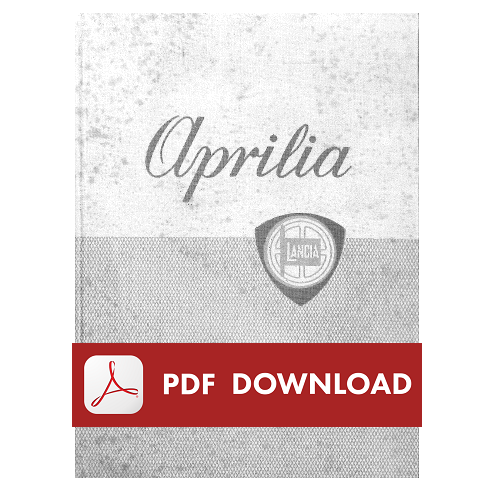 LANCIA APRILIA (1937-1949) Manuale uso manutenzione Libretto istruzioni + Catalogo ricambi