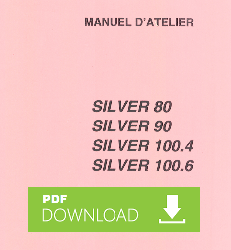 SAME SILVER 80 90 100.4 100.6 Manuel atelier assistence reparation FRANCESE
