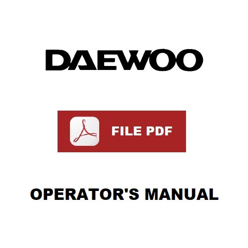 DAEWOO Solar 170W-V Operation and Mainenance Operator's manual user instructions Manuale uso manutenzione Libretto istruzioni