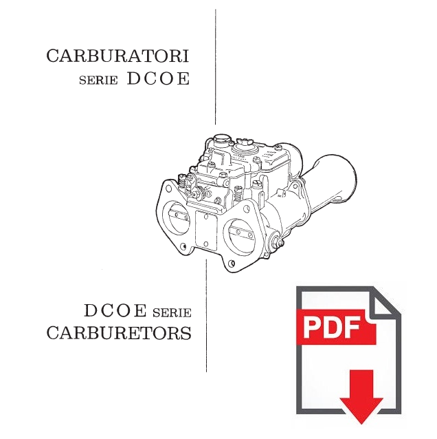 Manuale di servizio Carburatori Weber serie DCOE Service manual