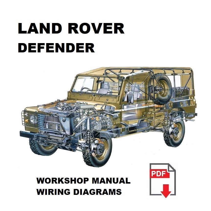LAND ROVER Defender 90 - 110 - 130 (1993) Workshop service manual repair + wiring diagrams