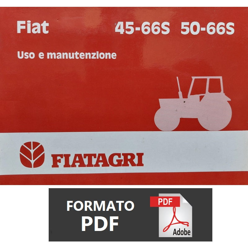 Trattore FIAT 45-66S 50-66S Fiatagri Manuale uso manutenzione Libretto istruzioni ITALIANO