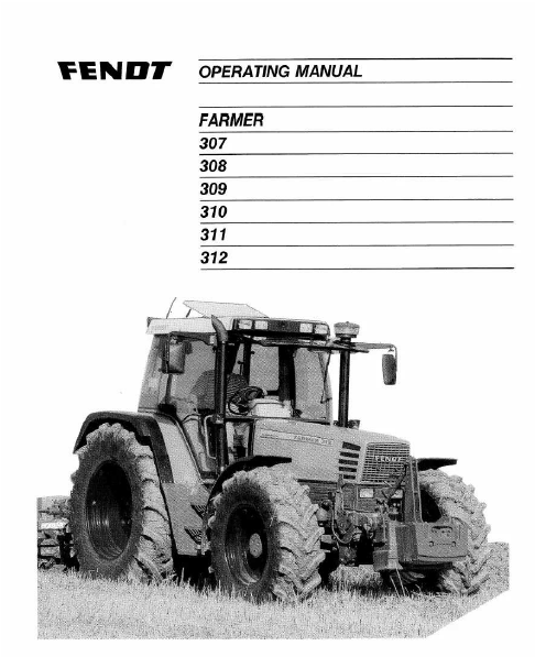 FENDT Farmer 307 308 309 310 311 312 Manuale uso manutenzione Libretto istruzioni