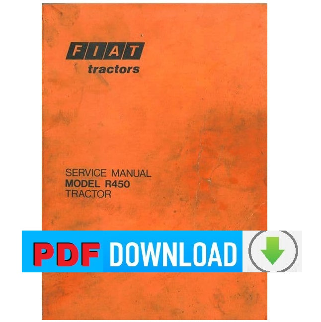 Tractor FIAT R450 Workshop service repair manual ENGLISH