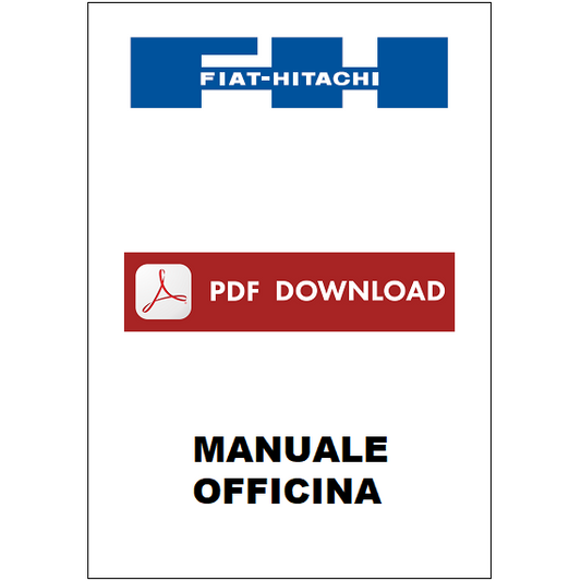 Fiat Hitachi EX215 Escavatore Manuale officina Istruzioni riparazione assistenza