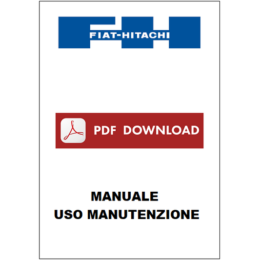FIAT HITACHI FH330.3 Escavatore Manuale uso manutenzione Libretto istruzioni