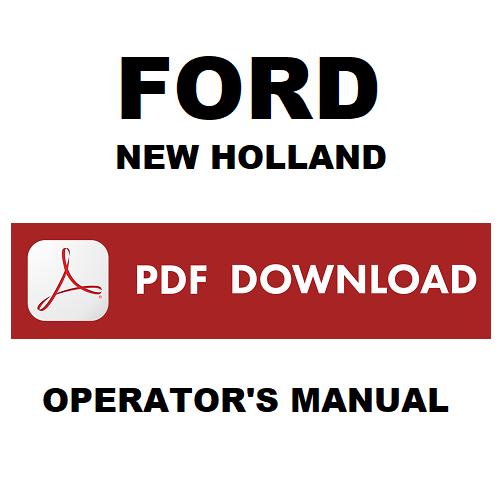 Tractor FORD New Holland 2600 3600 4600 5600 Operator's Manual use maintenance