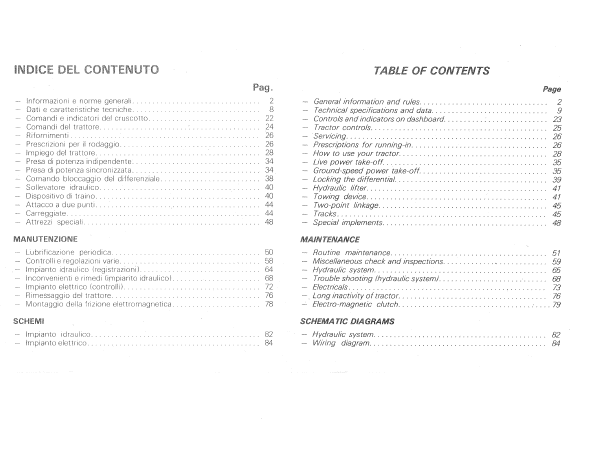 FERRARI T72 T93 Manuale uso e manutenzione Libretto istruzioni mini trattore Operator's manual