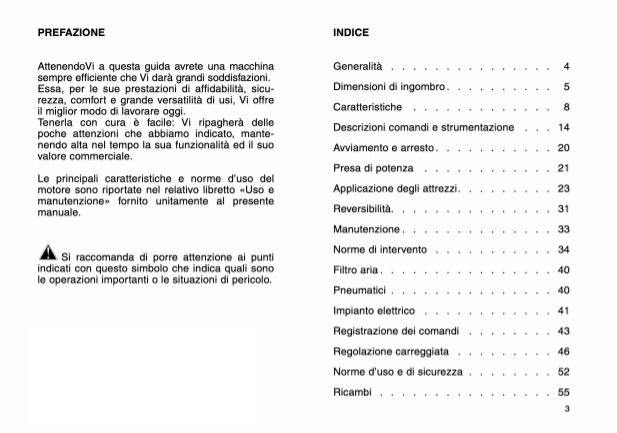 Carraro TIGRONE Tigretrac Manuale uso manutenzione Libretto istruzioni serie 22